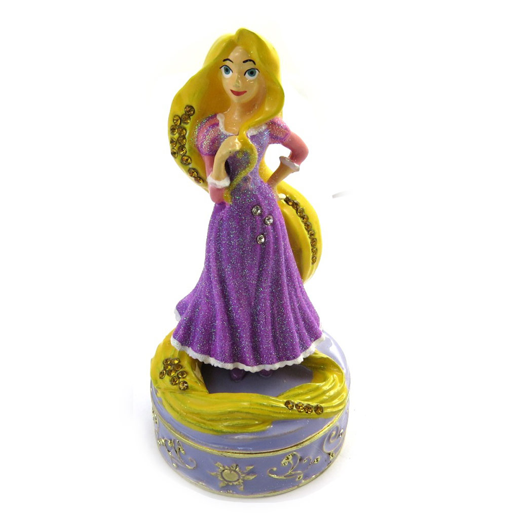Coffret à Bijoux \'Rapunzel\' violet jaune - [M9038]