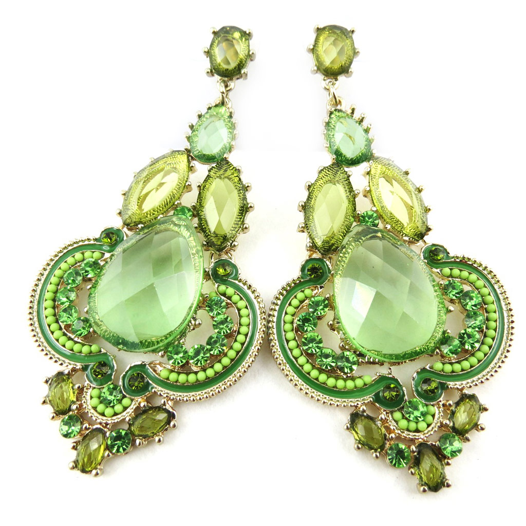 Boucles Créateur \'Altaï\' vert - [M9417]
