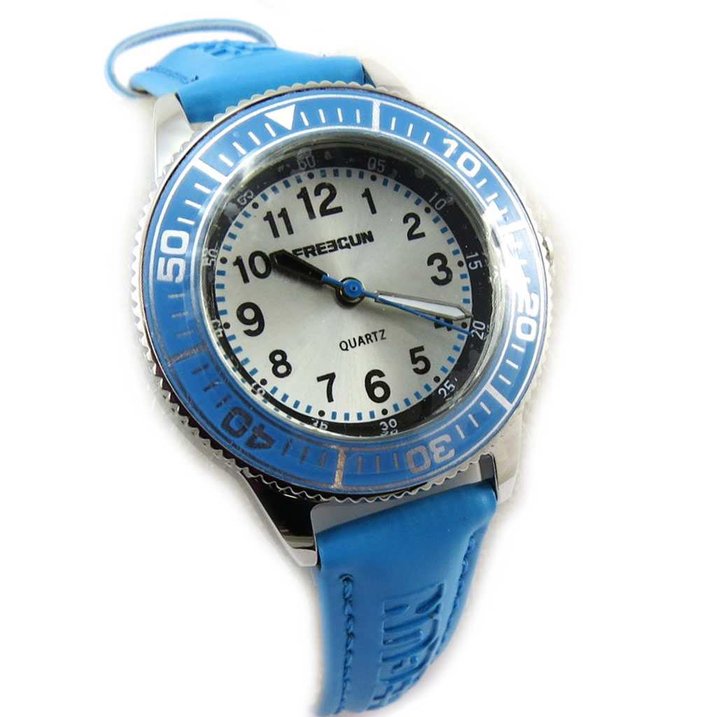 Montre créateur \'Freegun\' bleu (Performer) - [N3824]