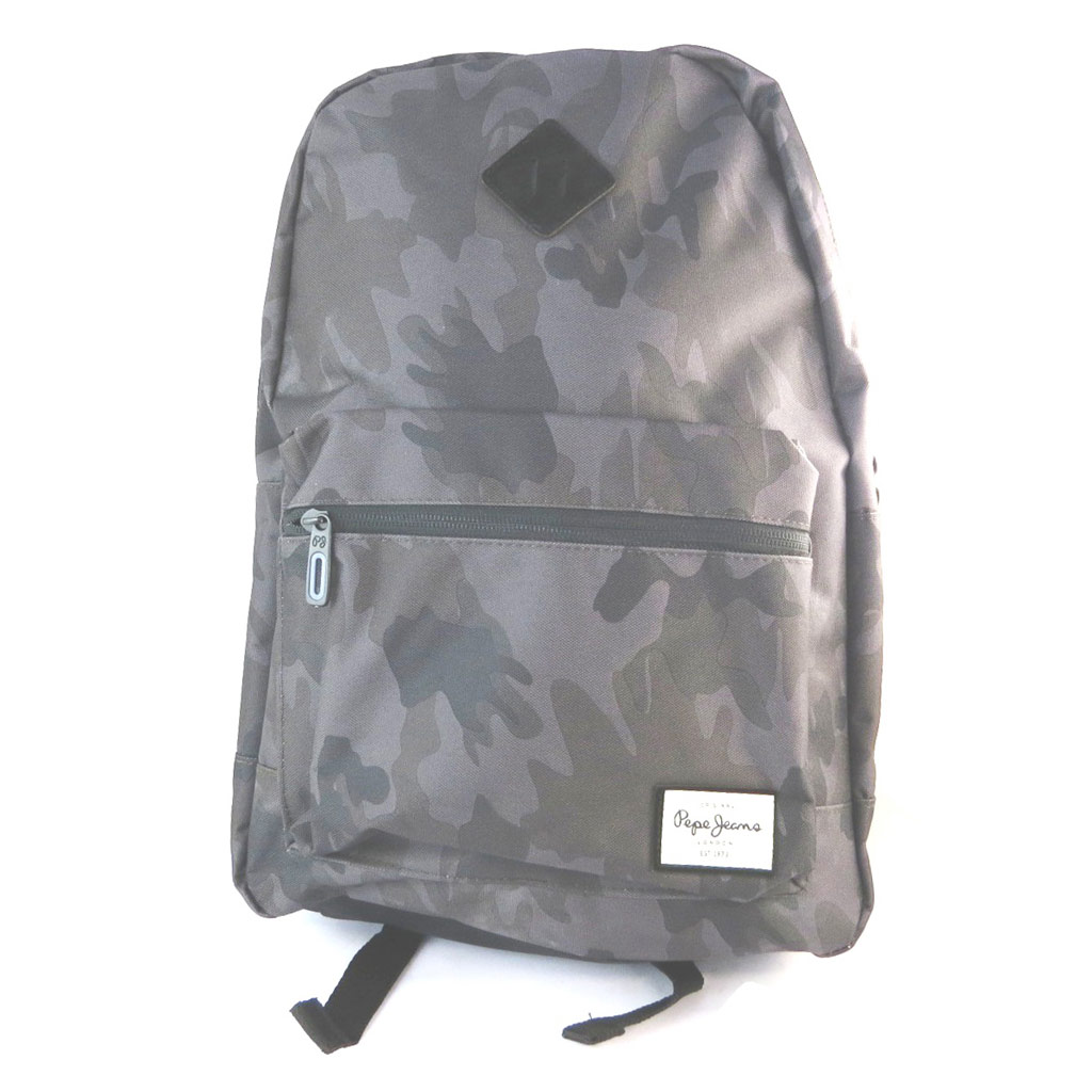 Sac à dos \'Pepe Jeans\' gris camouflage - 40x34x13 cm - [N6058]