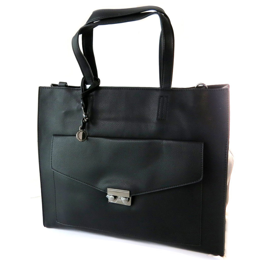 Sac créateur \'Lulu Castagnette\' noir - 38x31x13 cm - [N9845]