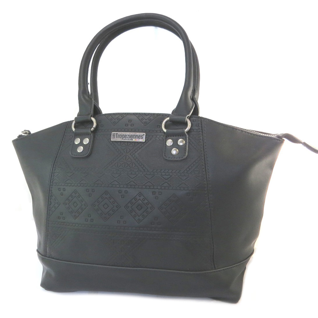 Sac créateur \'Les Tropéziennes\' noir - 42x265x125 cm - [P3194]