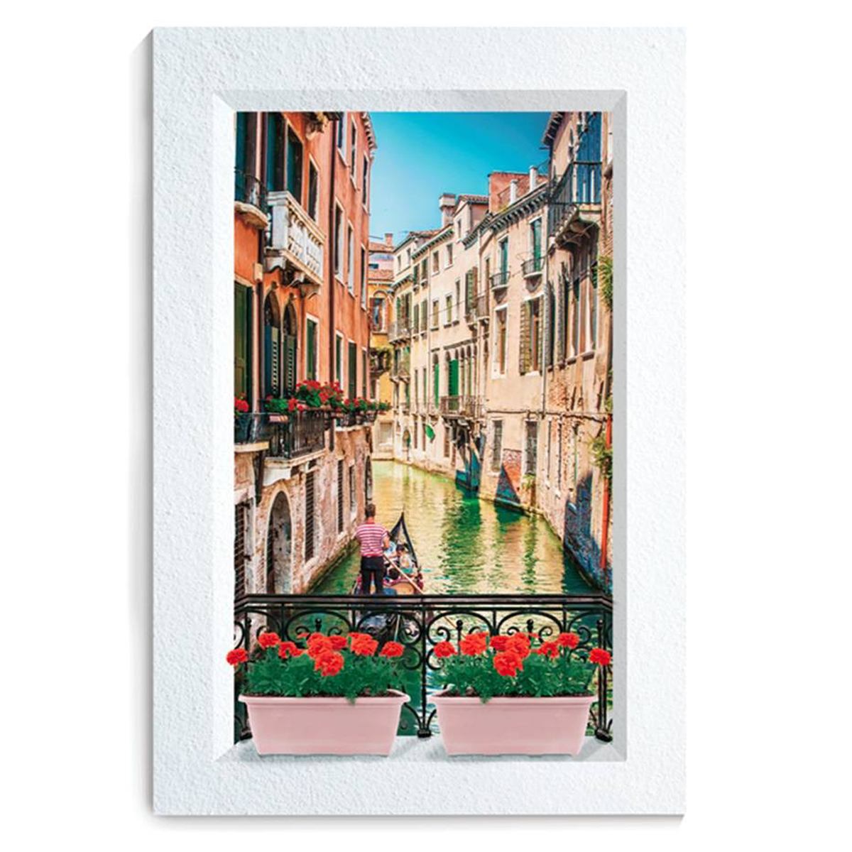 Sticker trompe l\'oeil \'Venise\' - 50x70 cm - [P5446]