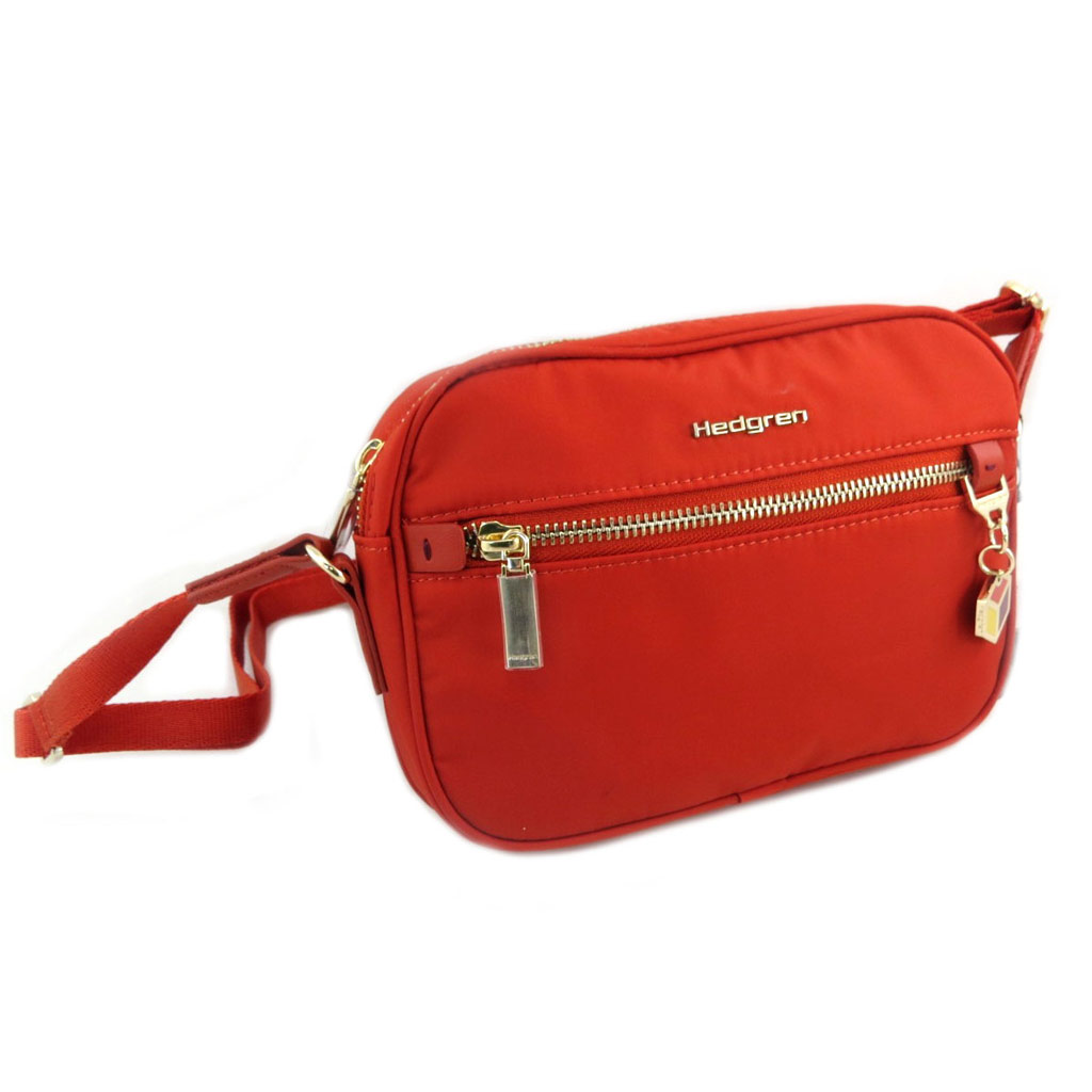 Sac bandoulière \'Hedgren\' orange sanguine - 20x14x4 cm - [P8568]