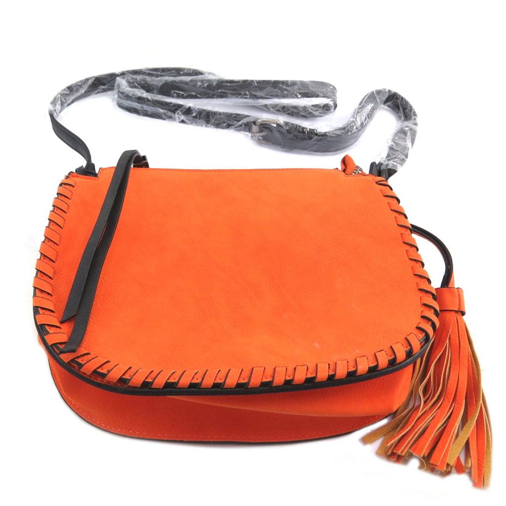 Sac créateur \'Scarlett\' orange - 255x20x8 cm - [P8668]