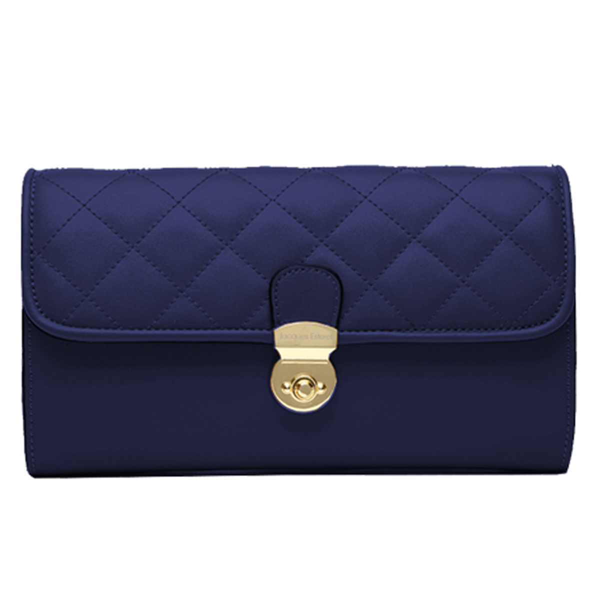 Sac pochette \'Jacques Esterel\' marine - 25x15x3 cm - [Q2149]