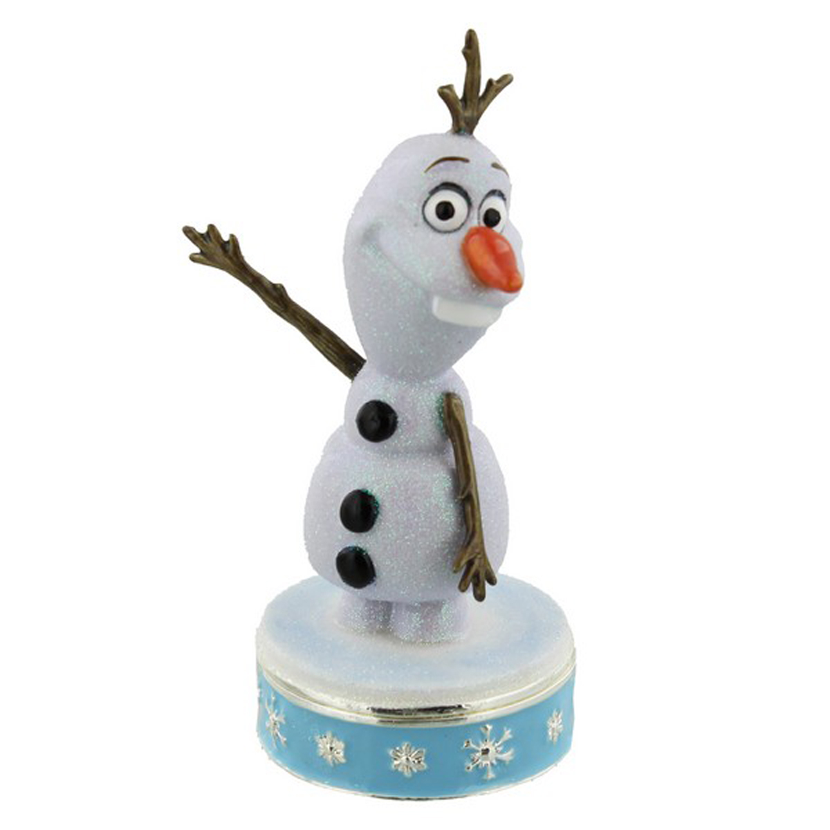 Coffret à Bijoux \'Frozen- Reine des Neiges\' bleu (Olaf) - 10x45 cm - [Q3445]