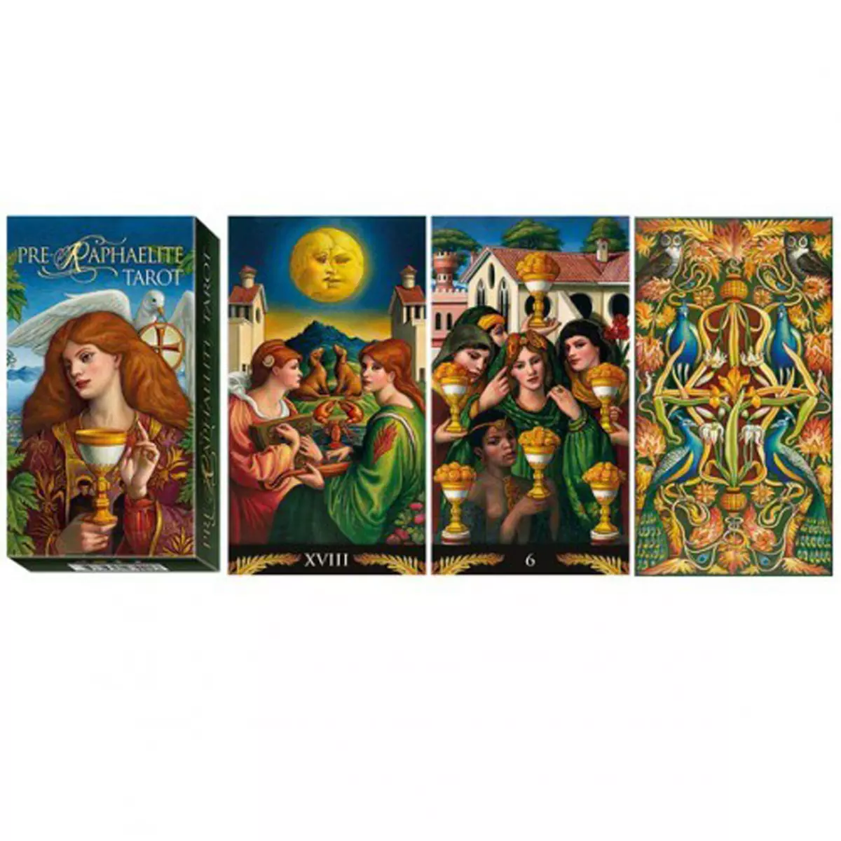 les trésors de lily Tarot Créateur 'Pre Raphaelite' 12x7x3 cm [Q6744]