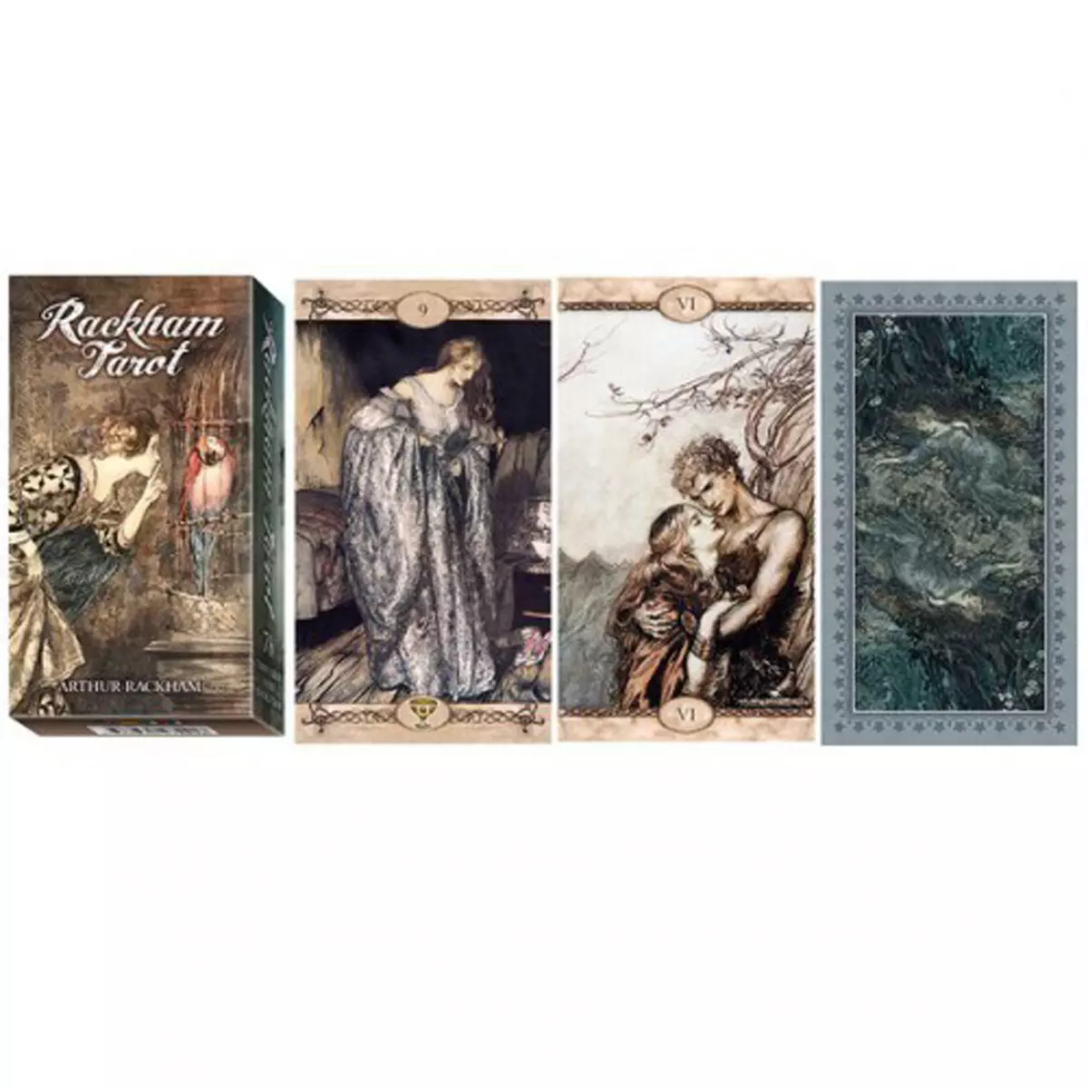les trésors de lily Tarot Créateur 'Rackham' 12x7x3 cm [Q6745]