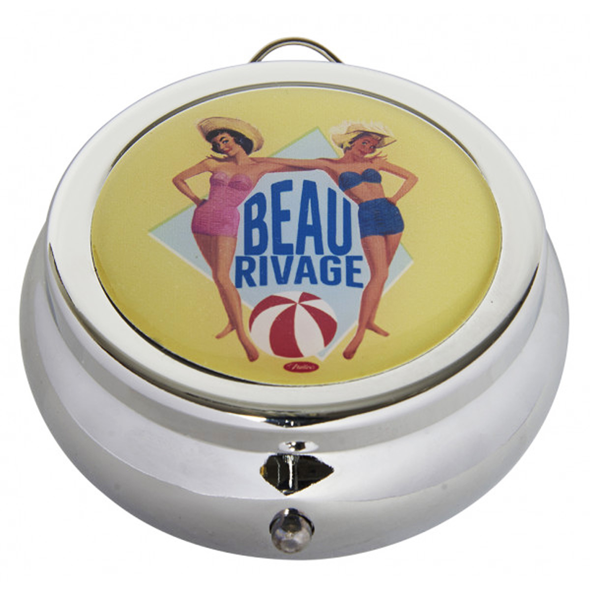 Cendrier de poche \'French Vintage\' (Beau Rivage) - 68x30 mm - [Q7158]