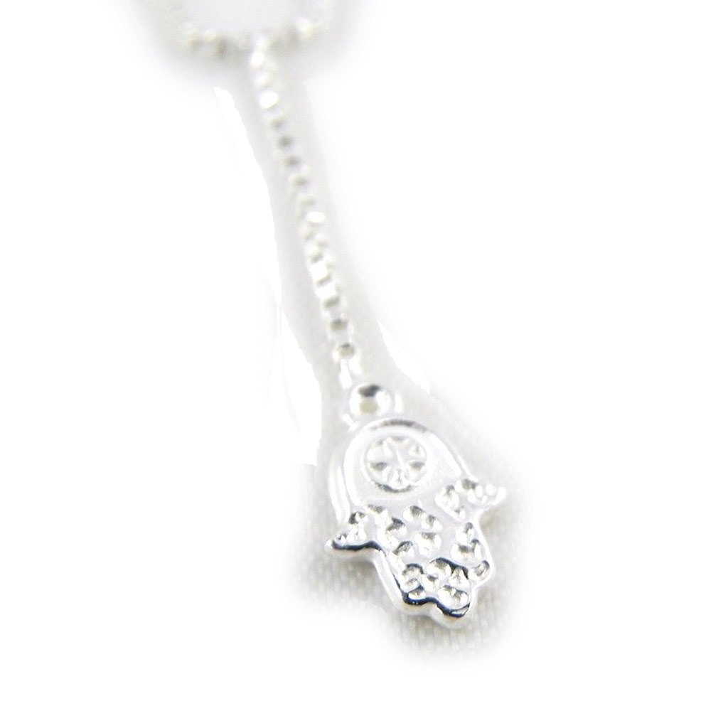 Chaîne Cheville Argent \'Fatma\' argenté - 10 mm - [E9599]