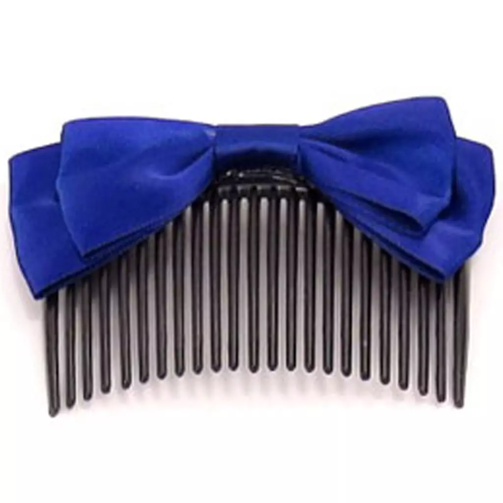 les trésors de lily Peigne 'Scarlett' bleu 80x36 mm [R6941]