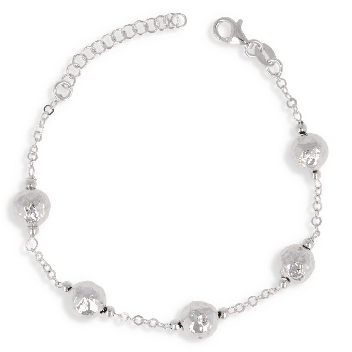 Bracelet Argent \'Cléopatra\' argenté (rhodié) - 8 mm - [R7197]