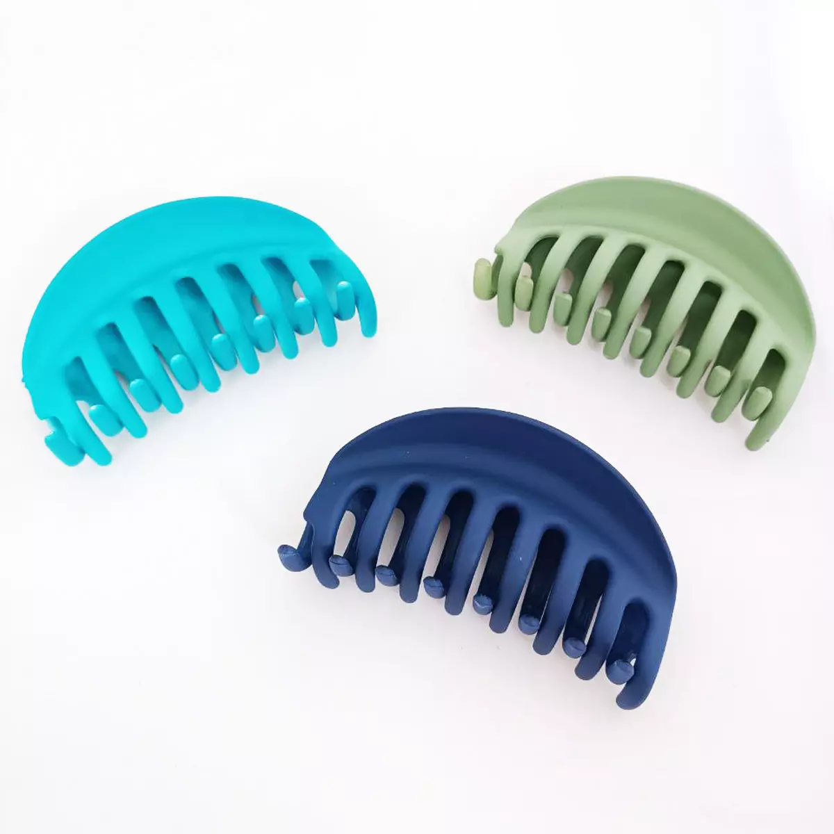 les trésors de lily Pince cheveux 'Coloriage' turquoise 10x5 cm [R7256]
