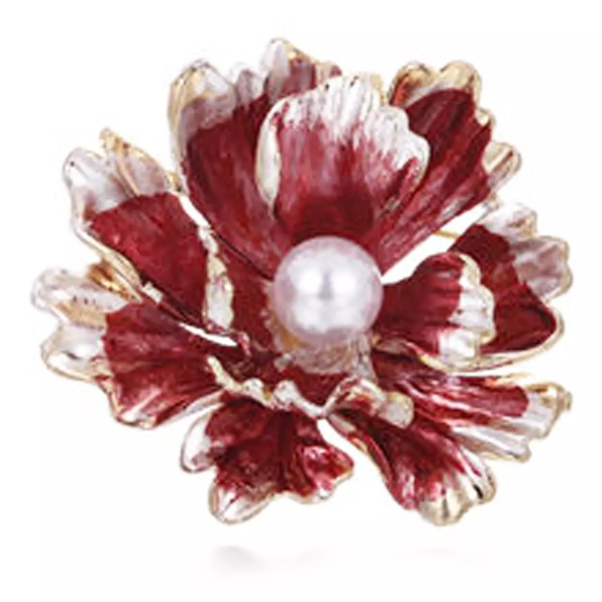 les trésors de lily Broche Créateur 'Scarlett' rose doré 50x50 mm [R7299]