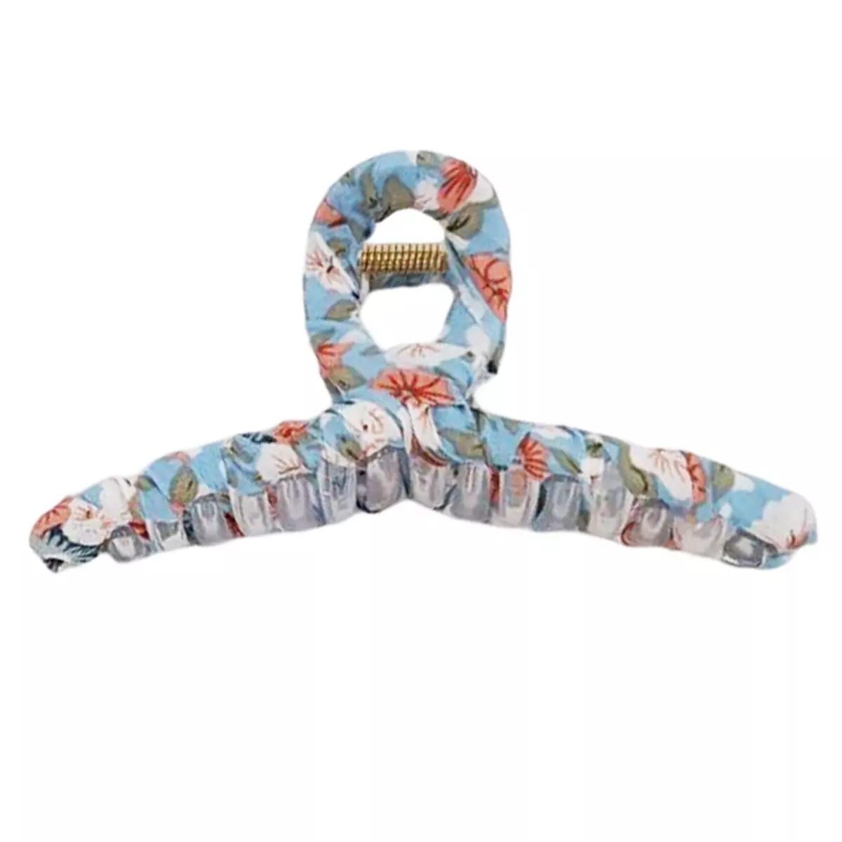 les trésors de lily Pince crabe créateur 'Liberty' turquoise 11x5 cm [R7335]