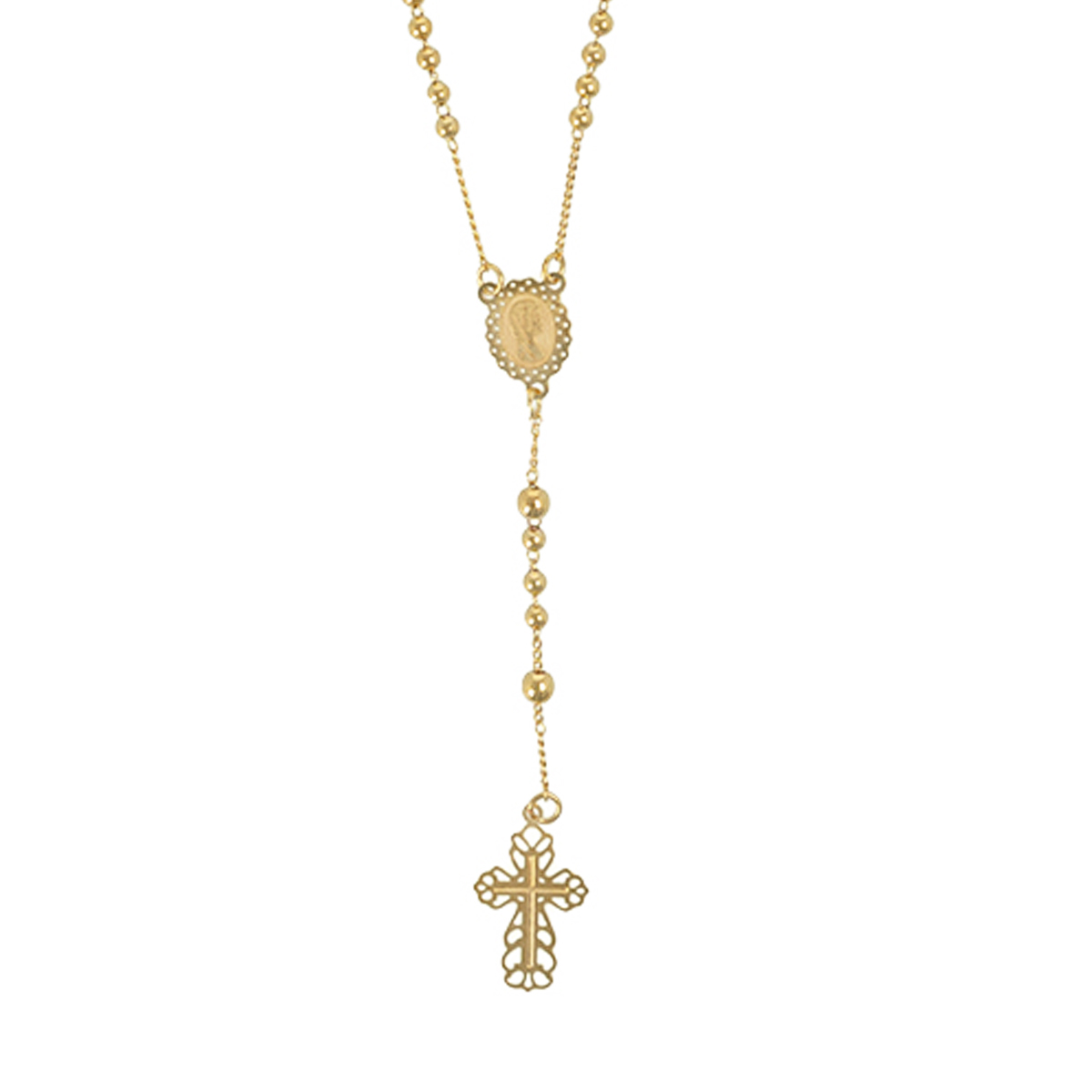 Collier Plaqué Or \'Vierge Marie\' - 45 cm 9 cm - [R7419]