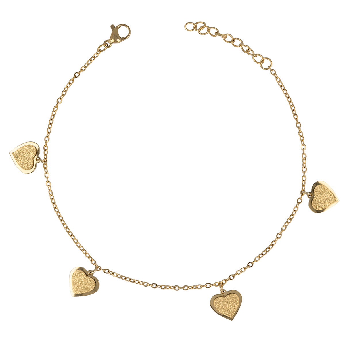 Chaine cheville Acier \'Love\' doré  - 10 mm - [R7429]