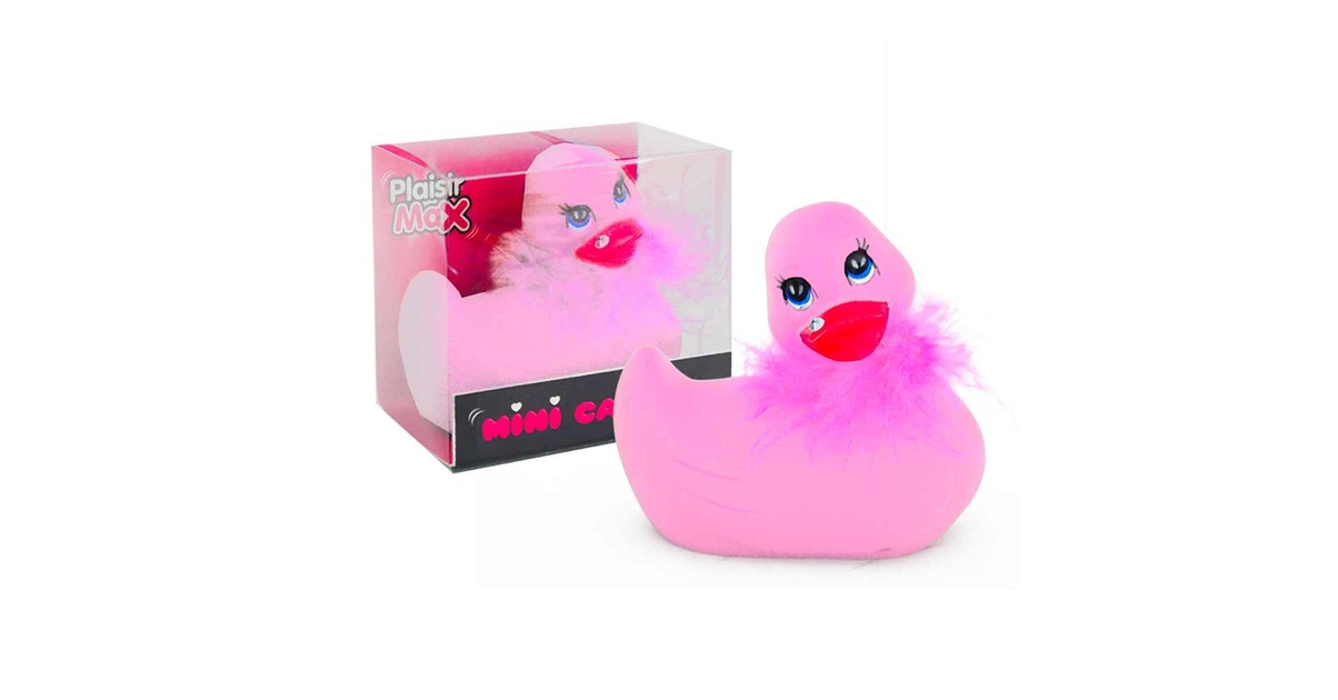 Vibromasseur 'Le Mini Canard' rose - 9x8 cm