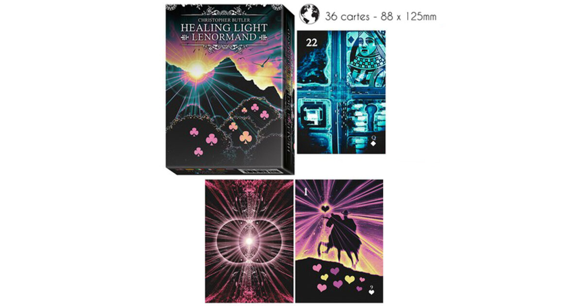Coffret Lumière de guérison - Oracle Lenormand - Bulter, Christopher, Bulter, Christopher, Studio RGE - Livres
