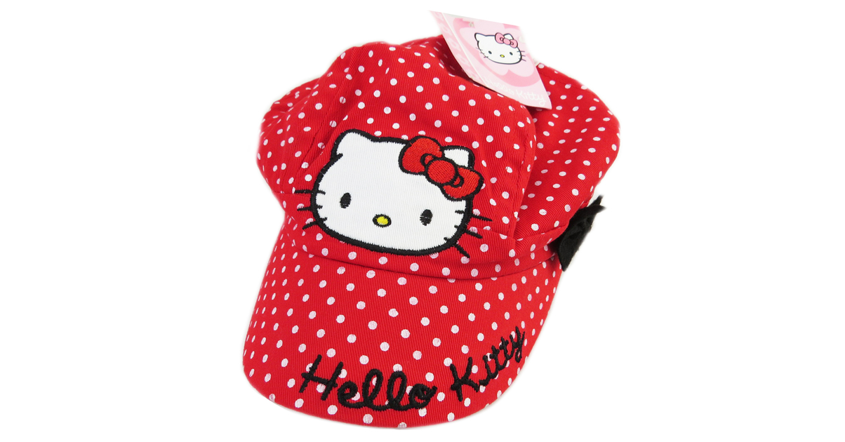 Casquette Hello Kitty Sanrio 2010 - Noire - Taille 54 Cm - Comme Neuve