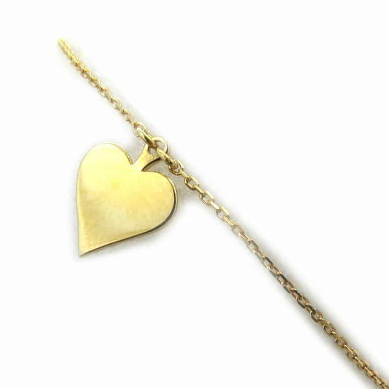 Bracelet Breloques Chloé Paris Jeu De Cartes - Doré Et émail Vert, Occasion Bon état