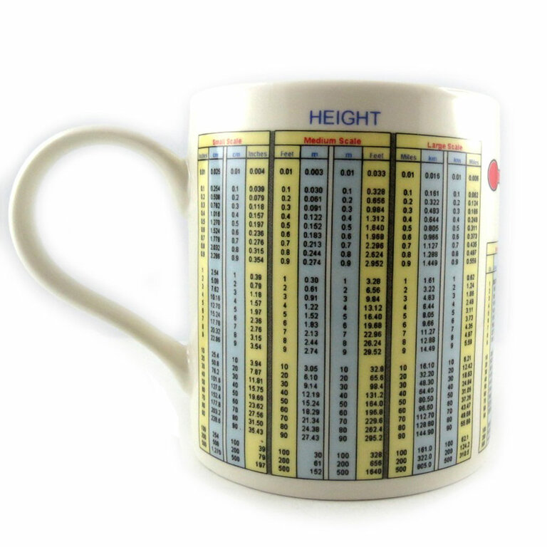 Mug 'Tables de Conversion' - [L2182]