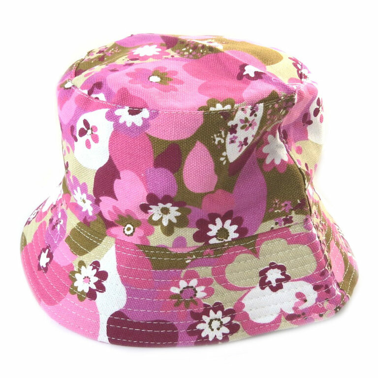 Chapeau Bob Multicolore à Imprimé Cannabis - Taille Unique 58 Cm