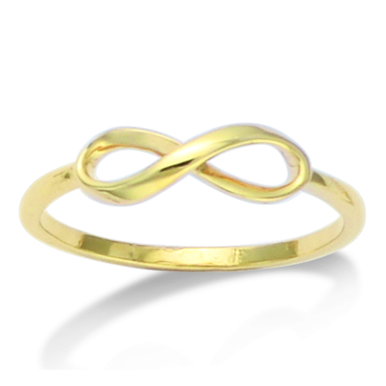 Bague Plaqué Or Amour Infini - by URBAN