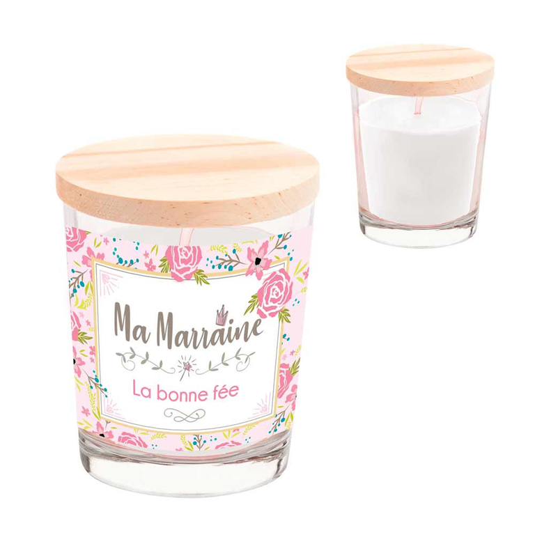  Bougie  parfum e Ma Marraine  la bonne F e 92x70 mm 