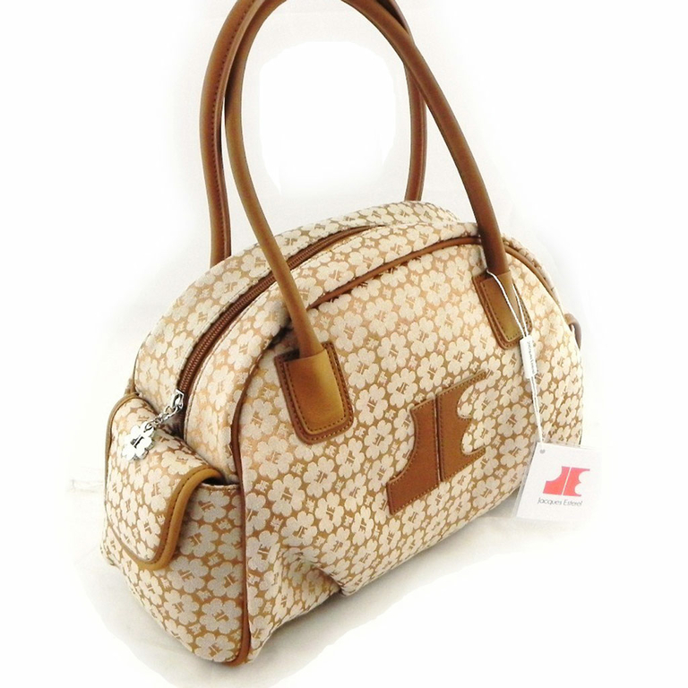 Sac toile Jacques Esterel beige camel I8769