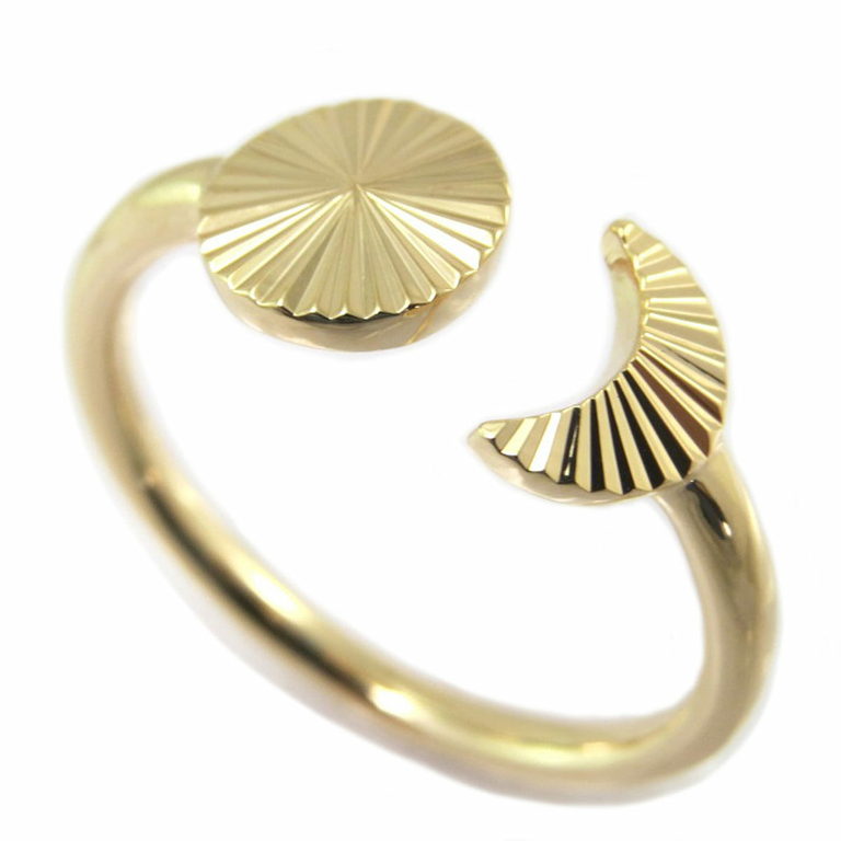 Pendentif Lune Et Soleil En Plaqué Or Jaune - Bijou Unisexe Neuf Avec étiquettes - Style Bohème