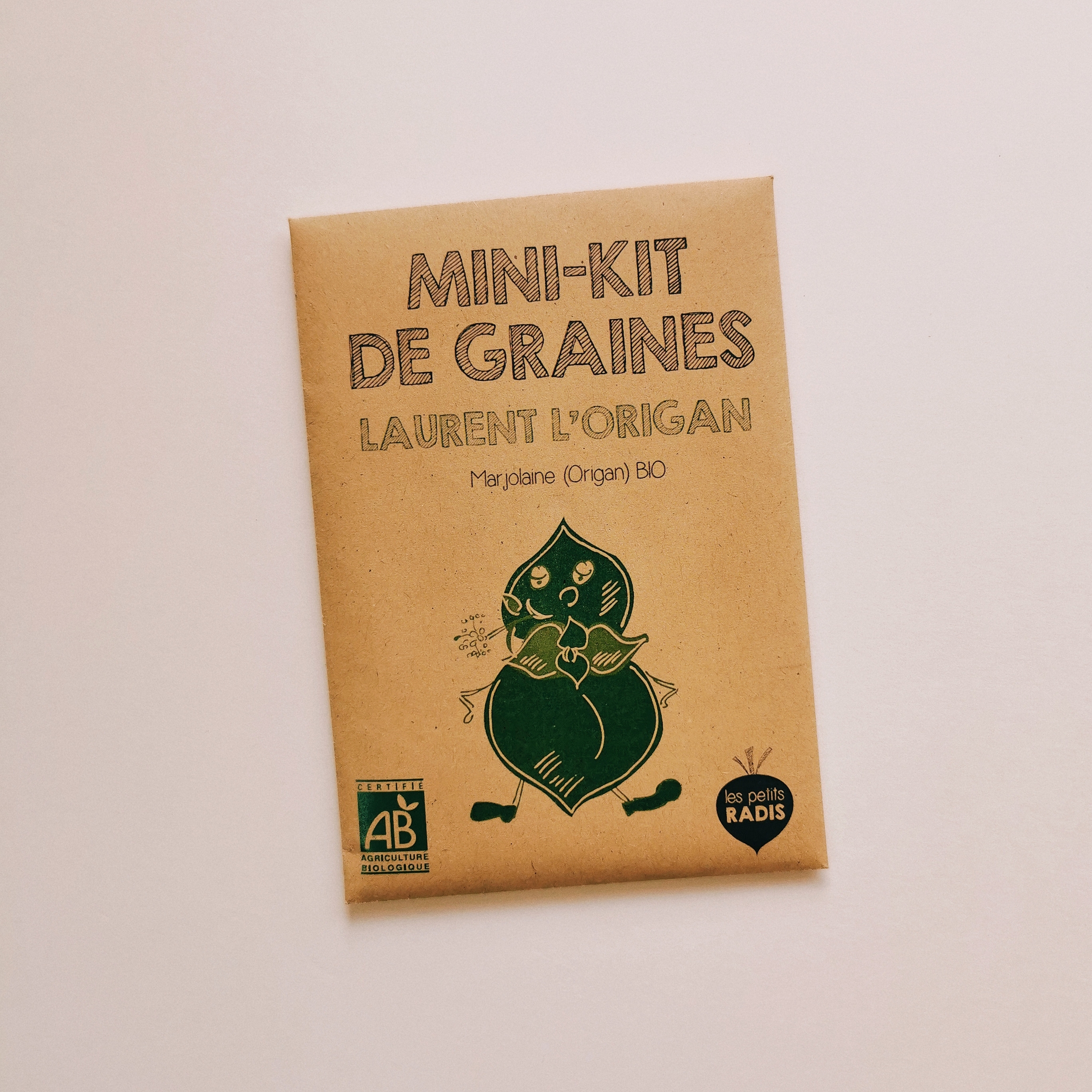 Mini kit de graines bio de Laurent l\'origan