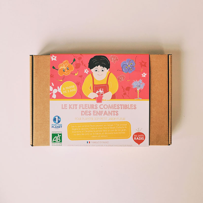Le kit des fleurs comestibles pour enfants