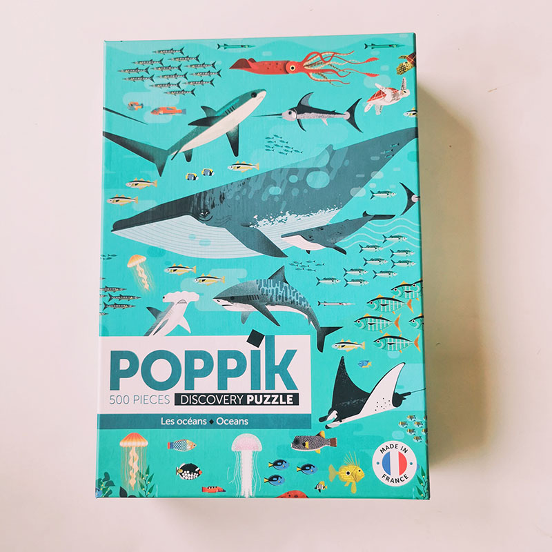 Puzzle éducatif Poppik 500 pièces - Animaux (7 ans)