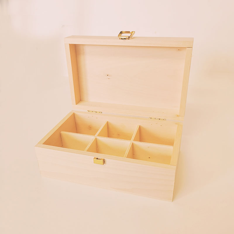 Coffret en Bois Thés et Infusions Bio Prénom à Personnaliser