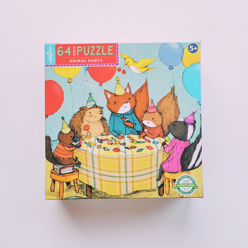 Puzzle 64 pièces La fête des animaux - 4 ans