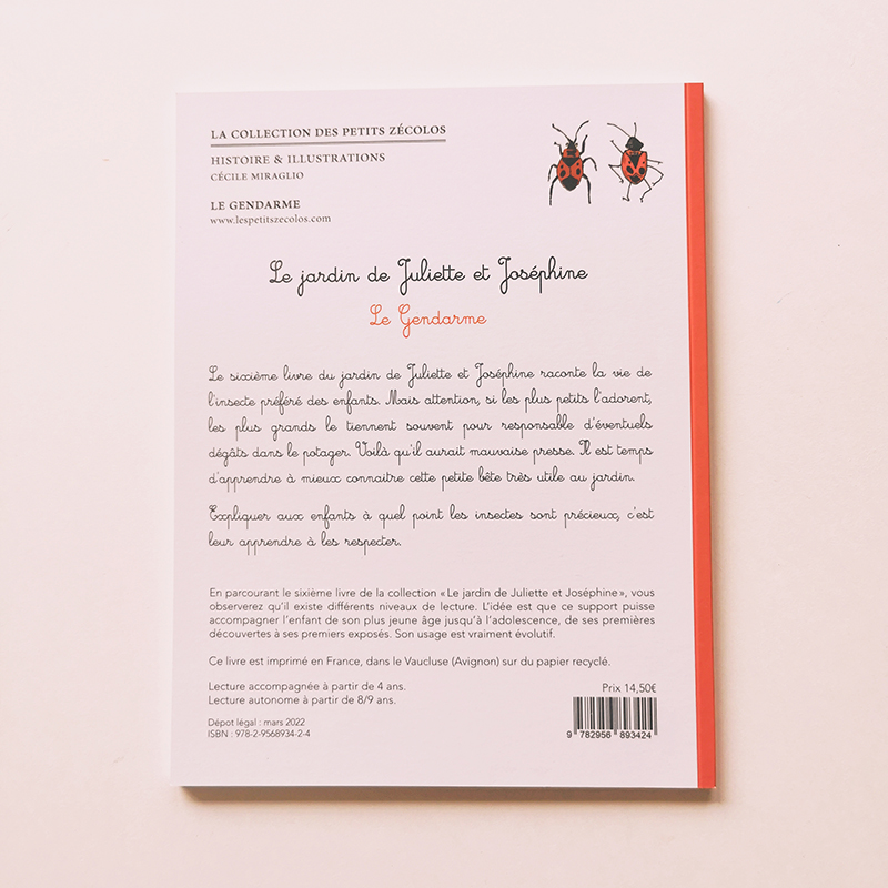 documentaire insecte petits zécolos avignon le gendarme le jardin de juliette et joséphine