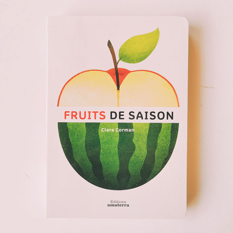 Livre imagier cartonné - Fruits de saison - 3 à 6 ans