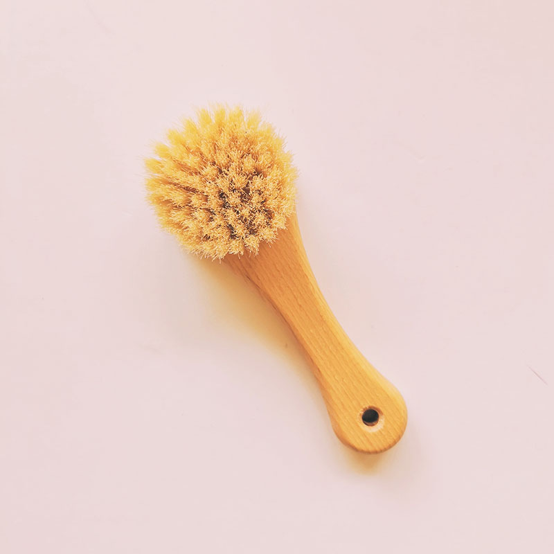 brosse en bois pour vie pratique montessori soin des animaux de compagnie