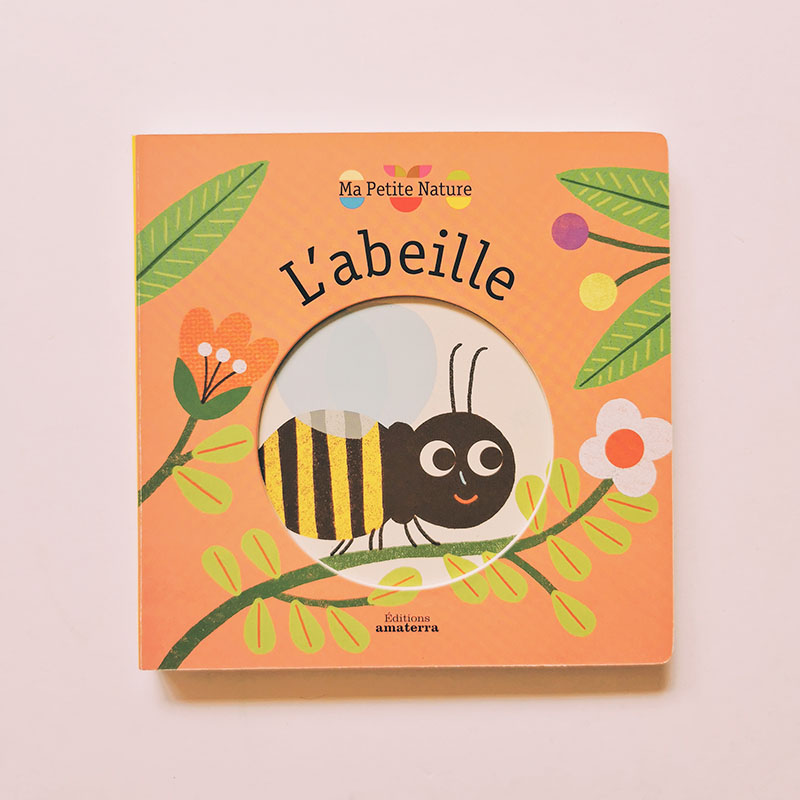 livre d'éveil pour bébé l'abeille éditions amaterra