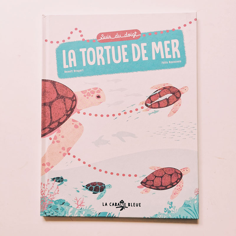 Suis du doigt la tortue de mer - livre dès 3 ans