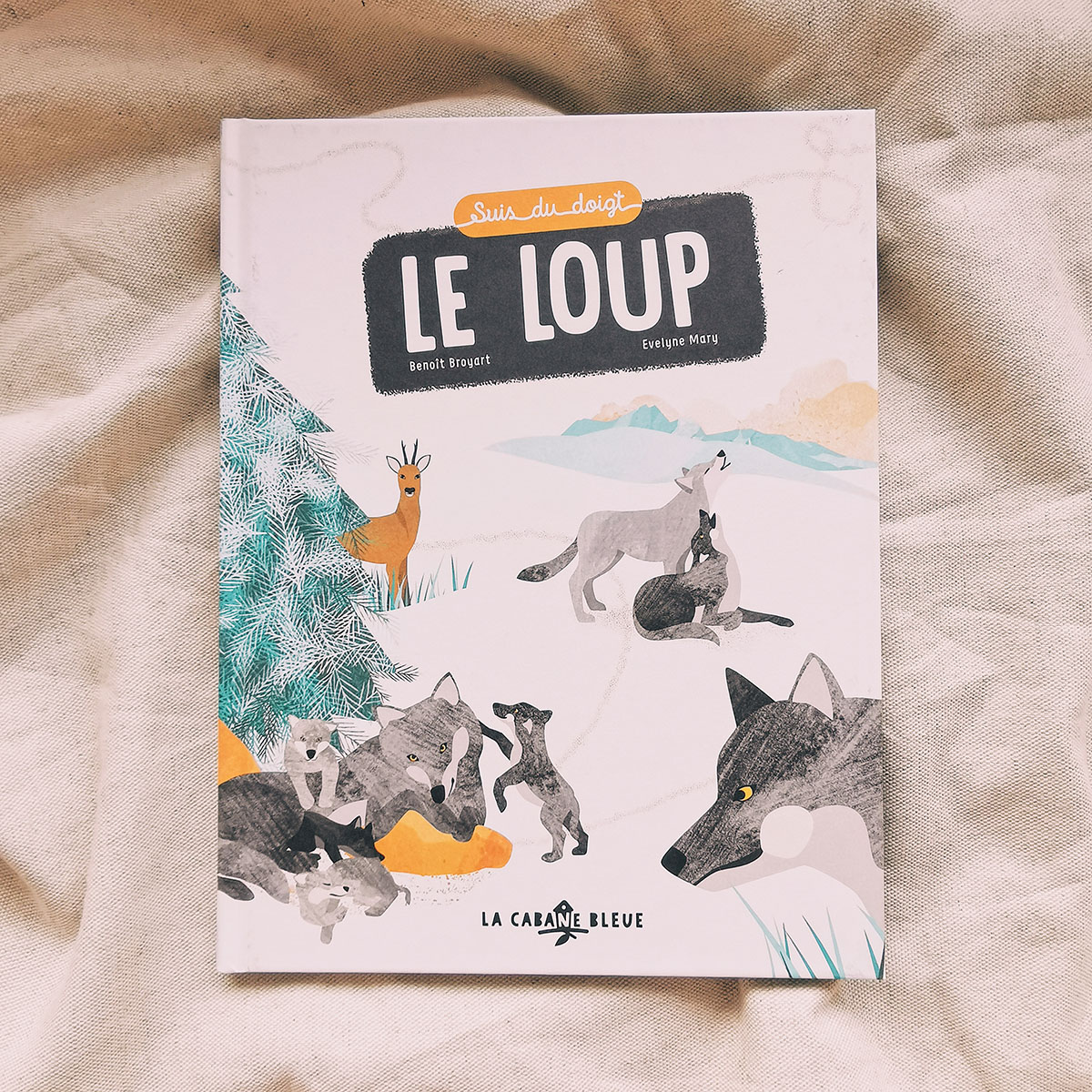 Suis du doigt le loup - livre dès 3 ans