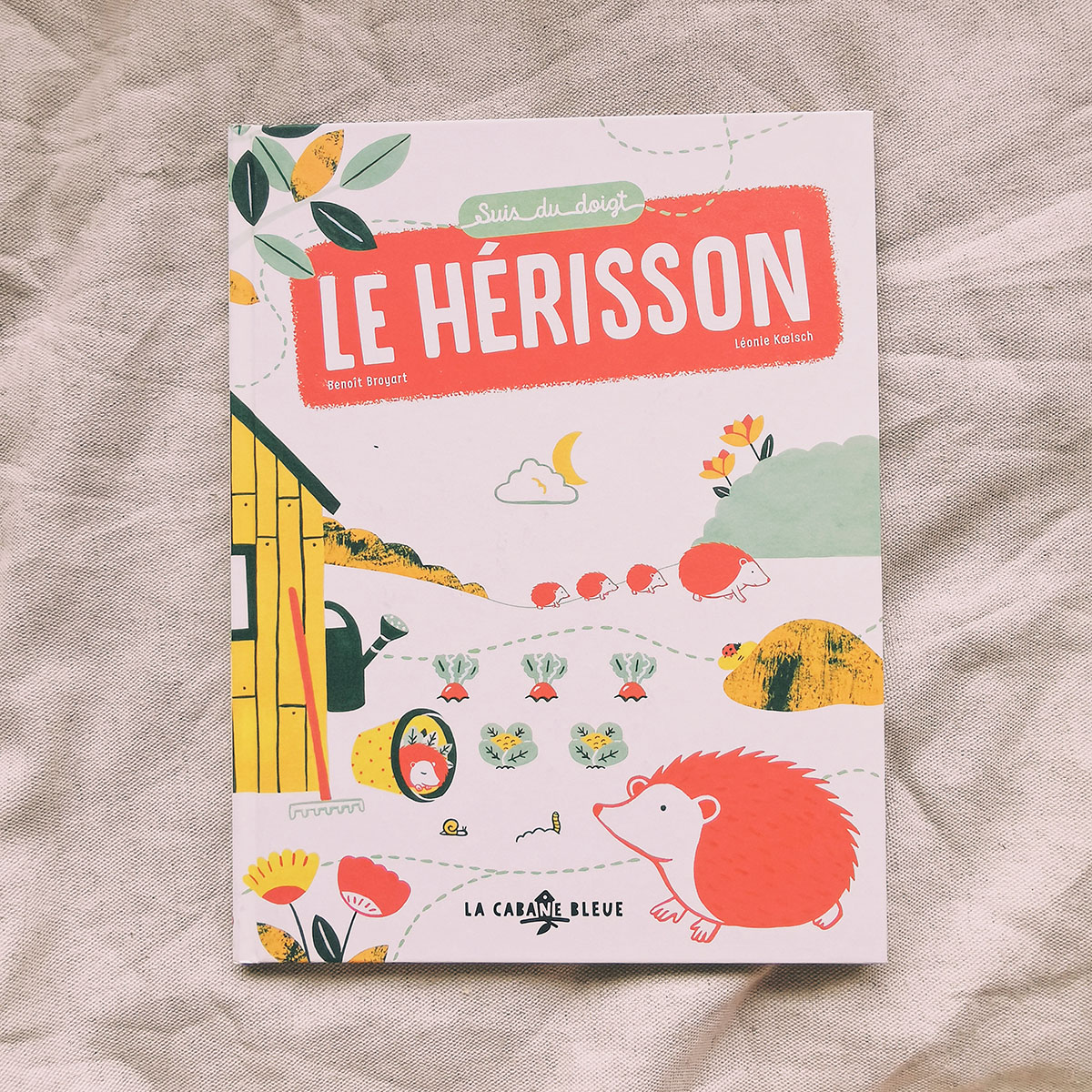 Suis du doigt le hérisson - livre dès 3 ans