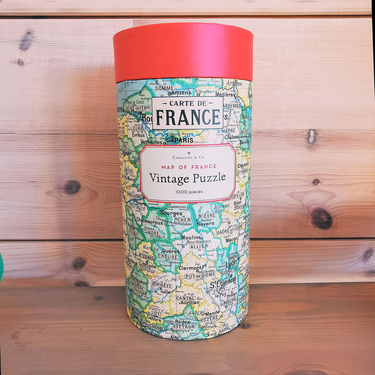 Puzzle vintage 1000 pièces - Plan de la France