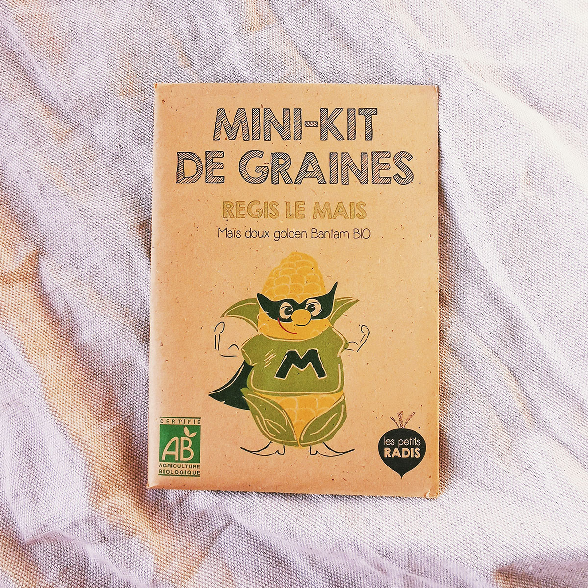 Mini kit de graines bio de Régis le maïs