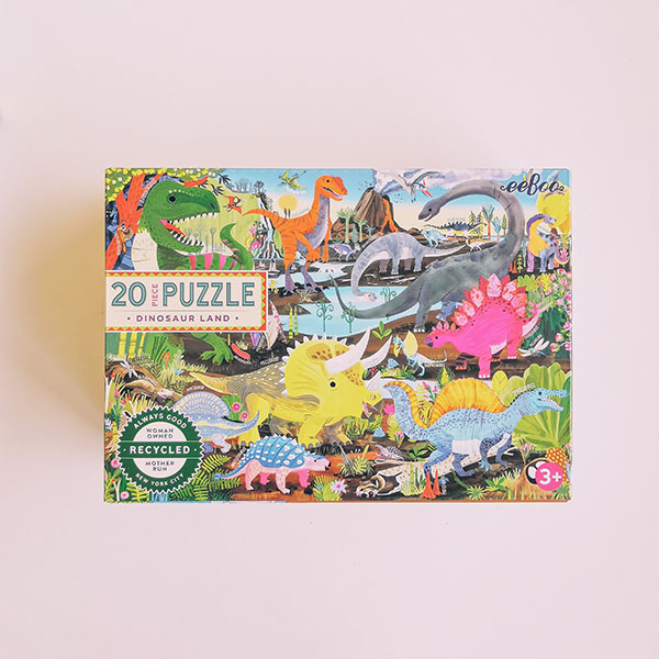 Petit puzzle 20 pièces - Terre des dinosaures - 3 ans
