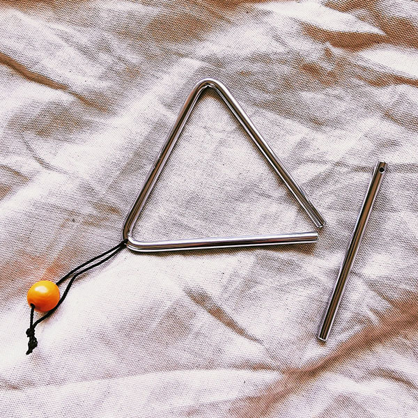 Triangle en métal enfant - Eveil musical percussion - Corvus