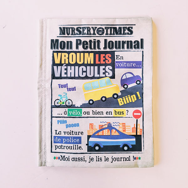 Livre d\'éveil - Journal sur les véhicules