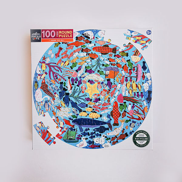 Puzzle de 100 pièces EEBOO, le marché écologique
